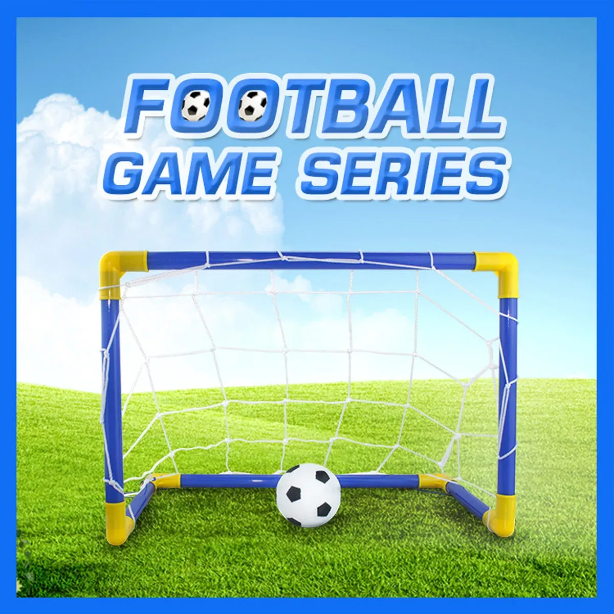 Futebol Little Kids Indoor/Outdoor Durable Football Play Kit Premium Portable Soccer Goal Define inúmeras horas de diversão e tempo de jogo