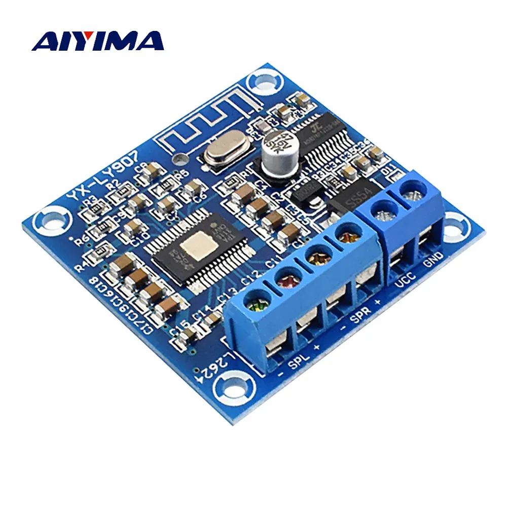 Amplificateurs Aiyima Bluetooth 4.2 Board d'amplificateur d'alimentation TPA3116D2 Module d'amplificateur audio numérique amplificateur AMP 2.0 Stéréo canal 50W * 2 DC1224V