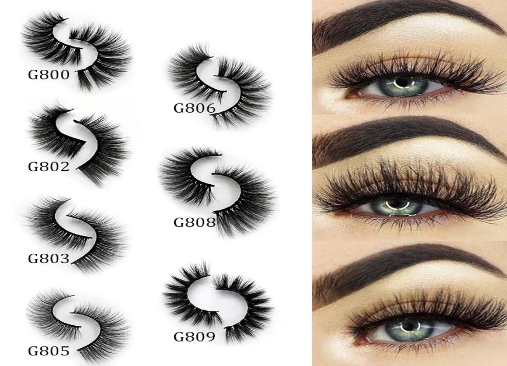 Faux cils réels réels 100 cheveux humains propres marque 3d Silk Eyelassilk Label privé Mink Eyellashes Extension3842086