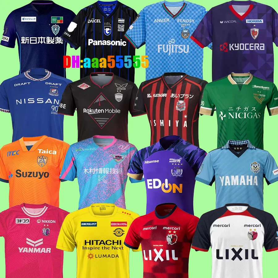 24 25 J. League Gamba Osaka Soccer Jerseys 2024 2025 Sanga Avispa Fukuoka Kawasaki Frontale Football Shirts Musashi Suzuki Ryotaro Meshino Issam Japan Uniformes