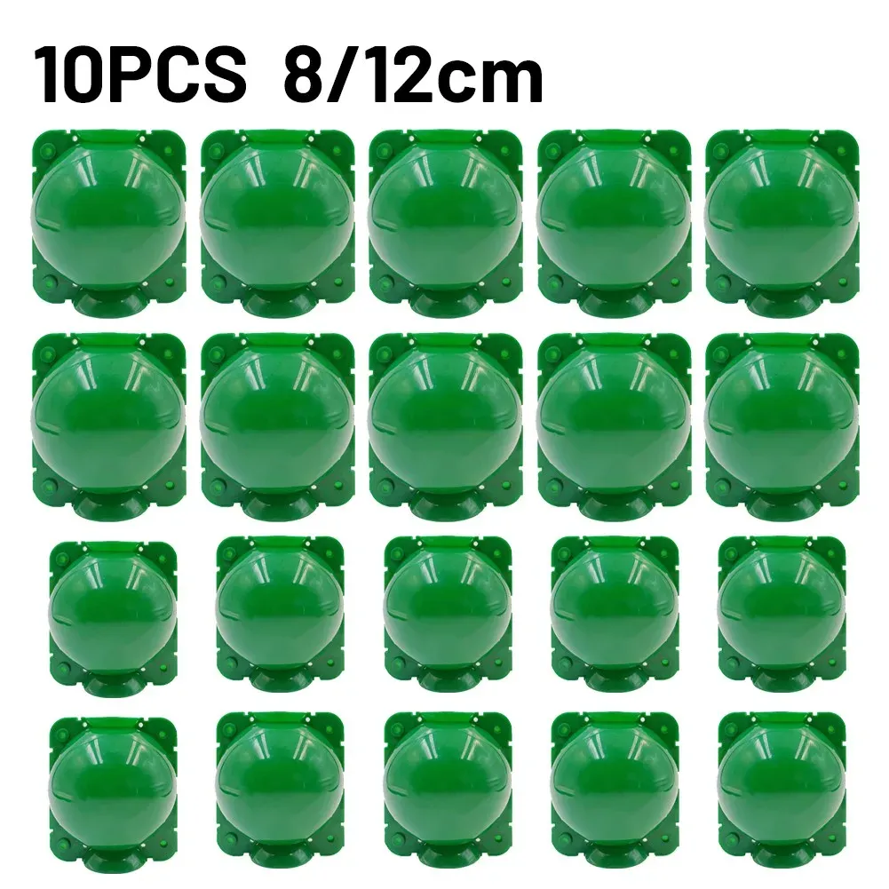 Dekoracje rootowanie skrzynki do szarpania wielokrotnego użytku Green Green pod wysokim ciśnieniem w pomieszczeniach plastikowych propagacja 10pcs Wyposażenie kulkowe