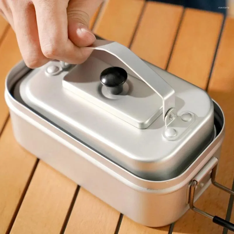 Mokken kamperen kachel Keuken Water Pot Kettel Handige verwarming Aluminium Aluminium Legering Wearbestendige kookplaat