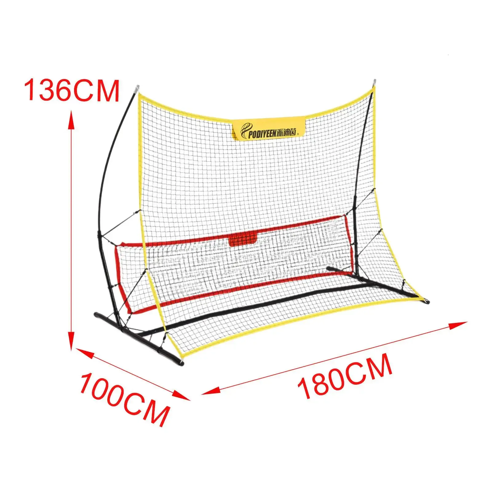 Soccer Rebounder Net Outdoor Sports Portable Soccer Trainer Net for Volley