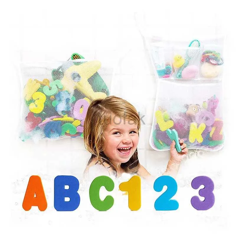 Bath Toys 36pcs Animal Letter Toys for Kids Educational Eva Foam Alphanumeric Puzzle Water Sucs Taps Fun Bathtime Play D240507