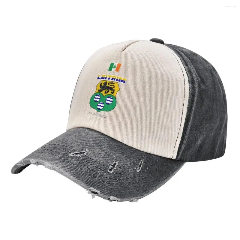 Boll Caps County Leitrim Irland - Officiell Crest Baseball Cap lyxman Hat Anime Custom Sun Hats For Women Men's