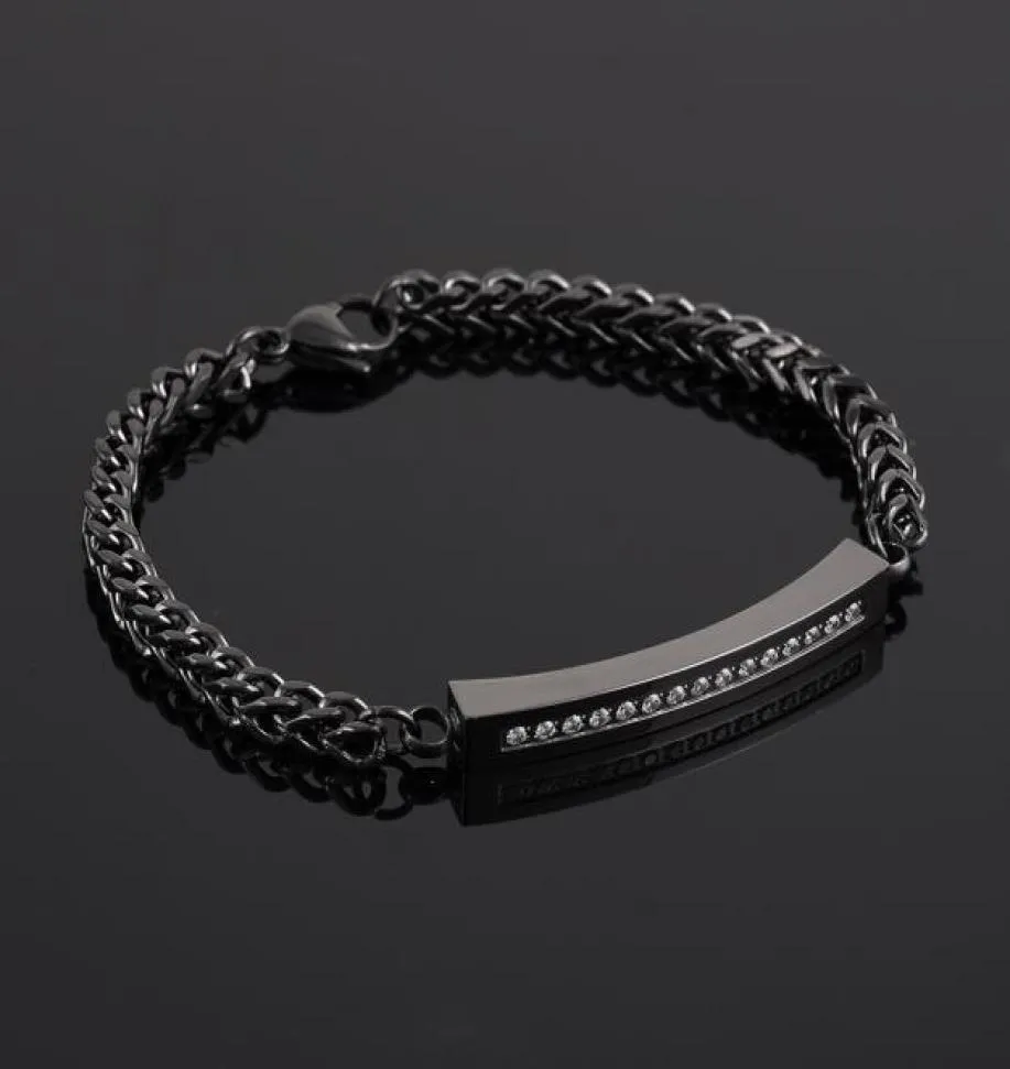 Fashion Femmes Men Bijoux cristallins Crémation argentée brillante Bracelet Bracelet Bijoux Mémorial en usine 9194323