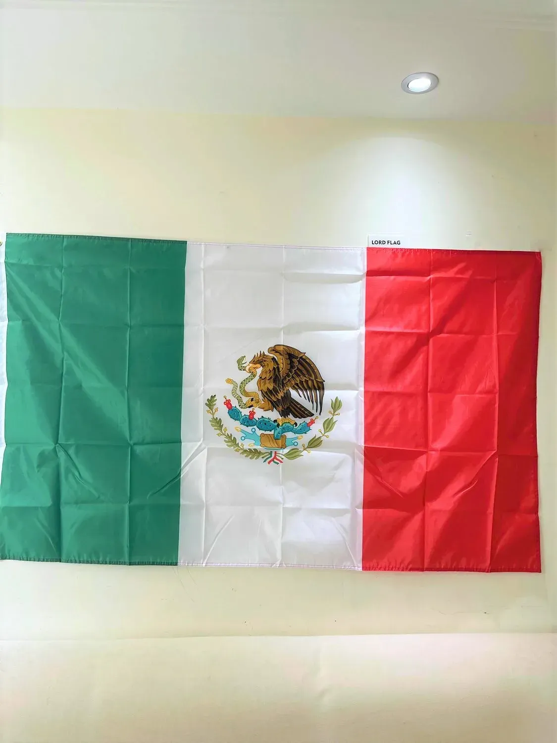 Flags Free shipping Mexico flag 90X150cm Hanging Printed red white green Mex Mx Mexican National Flags Mexicanos Banner For Decoration