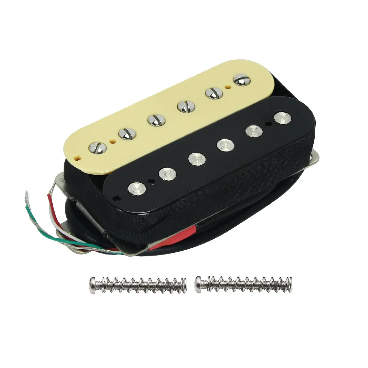 Accessoires Fleor 1PC Zebra Electric Guitar Pickup Double Coil Alnico 5 Humbucker Pickup Guitar Pièces, Neck ou Bridge Position