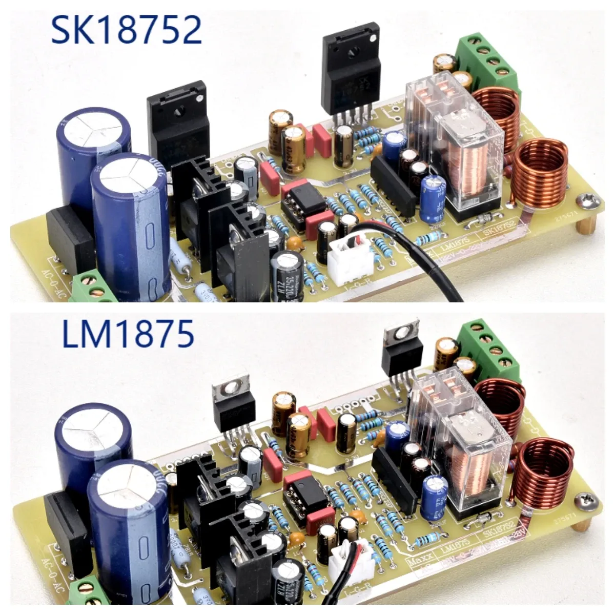 Versterkers verwijzen naar het Tianlong Circuit SK18752 Power -versterkerbord met operationele versterker voorstadium en compatibel met LM1875 -chip