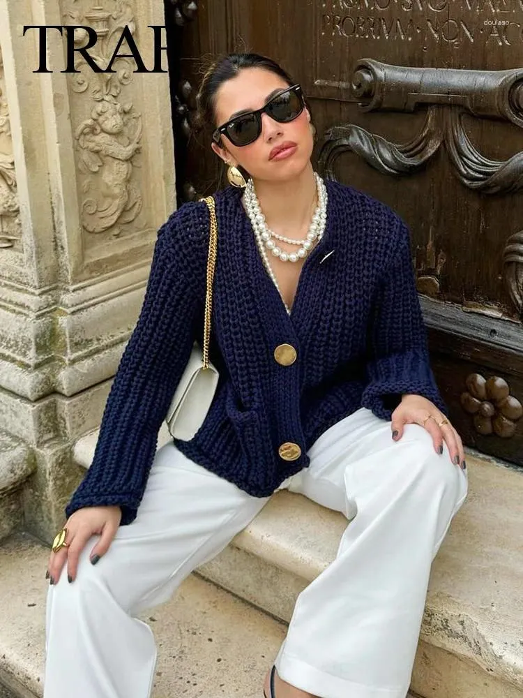 Navy blue sweater coat discount