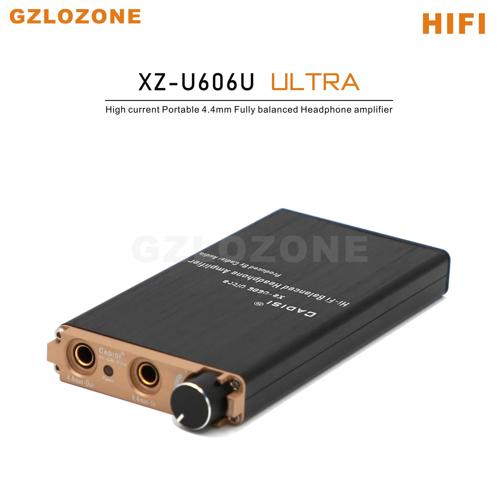 Verstärker Xzu606U Ultra HiFi High Current Tragbar 4,4 mm vollständig ausgewogener Kopfhörerverstärker -Verstärker -Vorverstärker