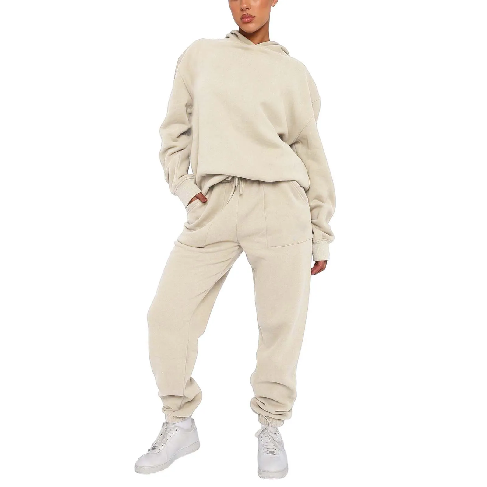 Designer Tracksuits Womens White Hoodies Sets Foxs Hoodies Two Set Fashion Sports Tracksuit Long Sleeves Pullover Hooded Women Streetwear Track Suits From Clothing1986 27.74 DHgate.Com