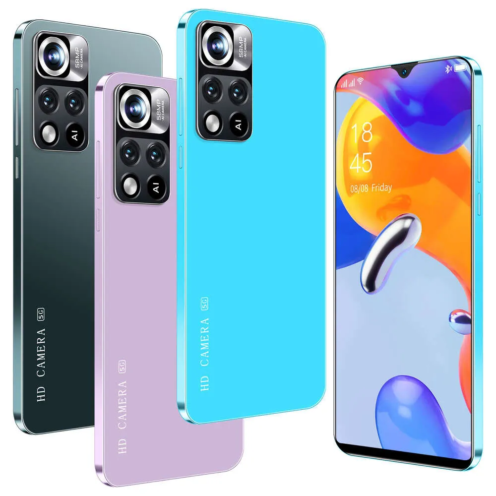 Sensore di impronte digitali per display rosso 5G Quad Camera 5G NFC