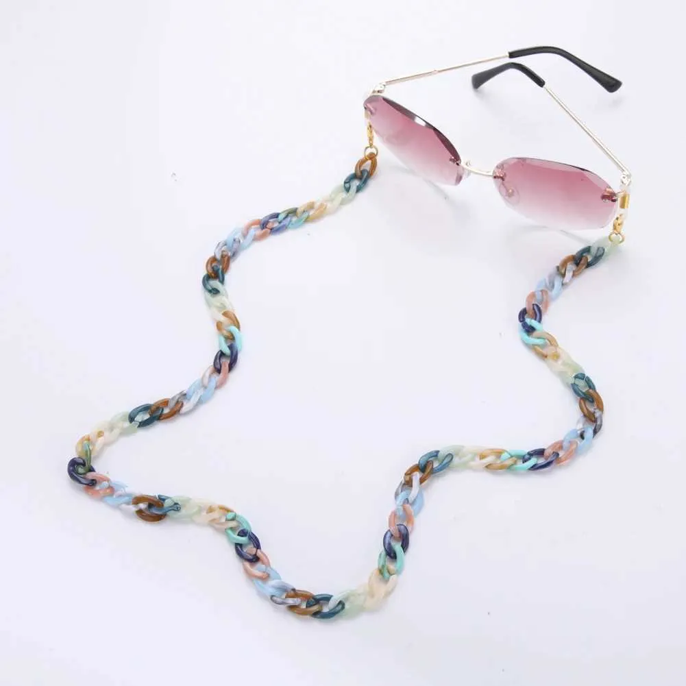 Brillenketten Ketten Teamer Acryl Frauen Lanyards Brille Ketten Reading Sonnenbrille Kettenhalter Kordbrille Hängende Halskette Geburtstagsgeschenke