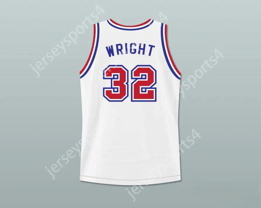 NAY MENS Custom Mens Youth/Kids Monica Wright 32 Vigo Basketball Jersey con amore e patch di basket top top cucite S-6xl