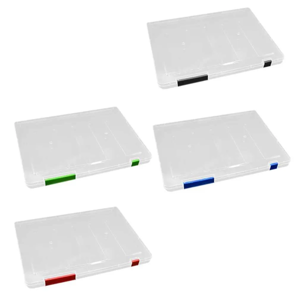 Boîtes de rangement Bacs Keeper Portable For File Box Dossiers Holder Organizer Office Q240506