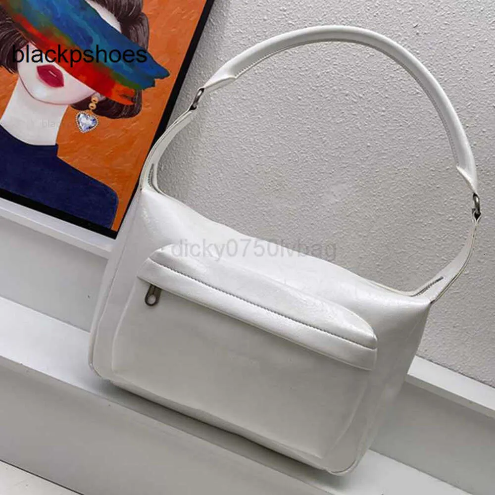 Balencig Le Cagole Raver Bag Medium Neon Armband Kettenlink Luxusbeutel Silbertonte Designer -Umhängetaschen Doppelende Schließe Schließung Schwarz Leder Handtasche Sommer 2 7xu7