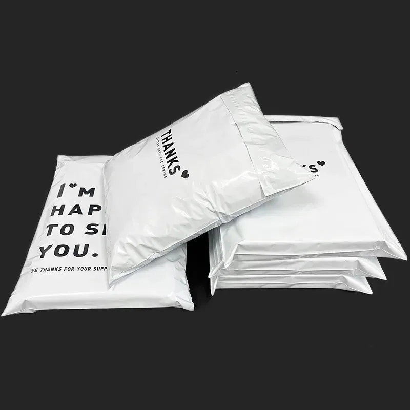 Versandtaschen Plastik 100 Selbstversiegelnde Poly-Versandtaschen - Größe 12x15,5 Zoll (ca. 30x39cm) - 2 Mil 100 Stück Versandtaschen