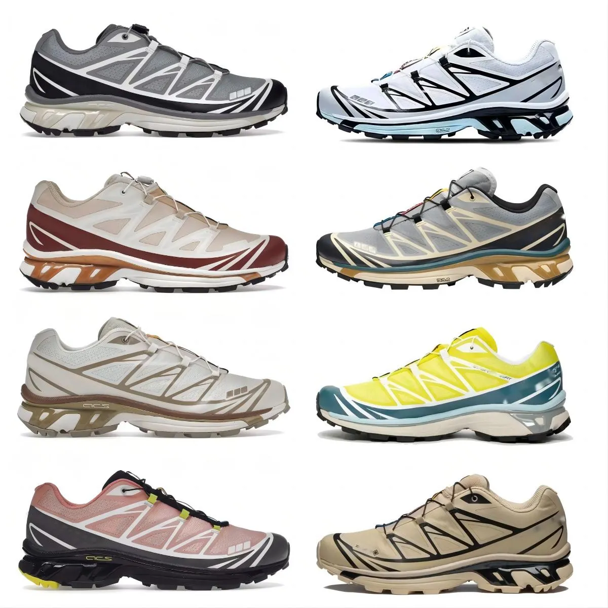 Athletic Running Shoes Anti Slip Outdoor Solomon Xt6 Advanced Triple Black Lunar Rock White Wren Kangaroo Vintage Sneakers For Men And Women From Topvipshop 36.07 DHgate.Com