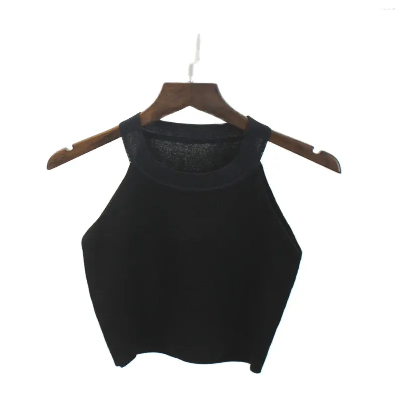 Frauen Tanks Frauen Kurzpullover Weste Bestellungen Alleinstimmig trägerloser Halter weiblicher schlanker ärmelloser Mantel Außenverschleiß Navel-Tanktop Top