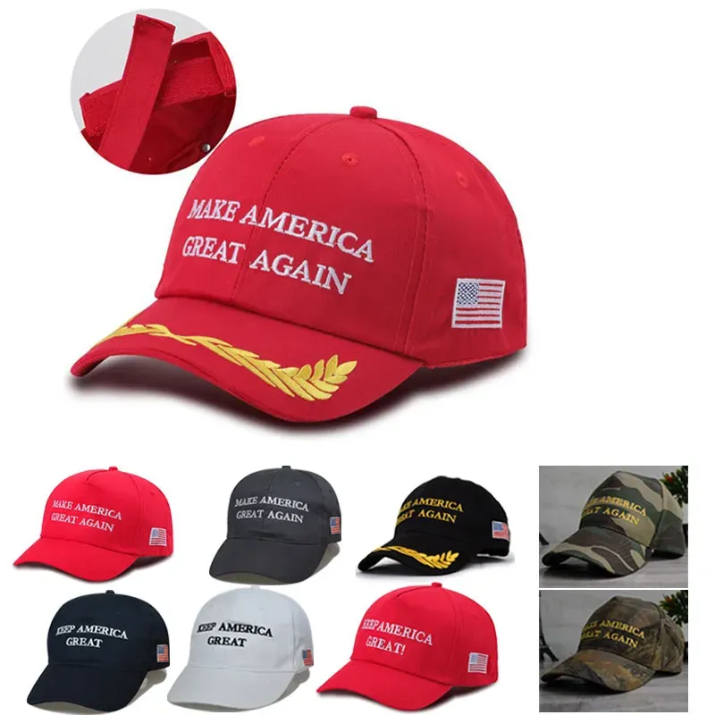 UPS Trump 2024 Donald Cap Camouflage Baseball Caps Party maakt Amerika weer geweldig