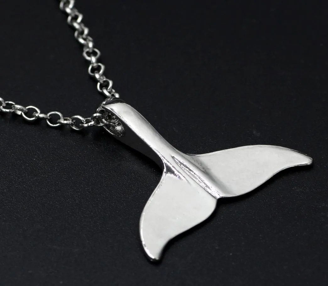 Simbolo del ciondolo in lega balena di balena Orcinus Orca Beluga Marine Moby Dick Killer Lucky Fluke Necklace5916403