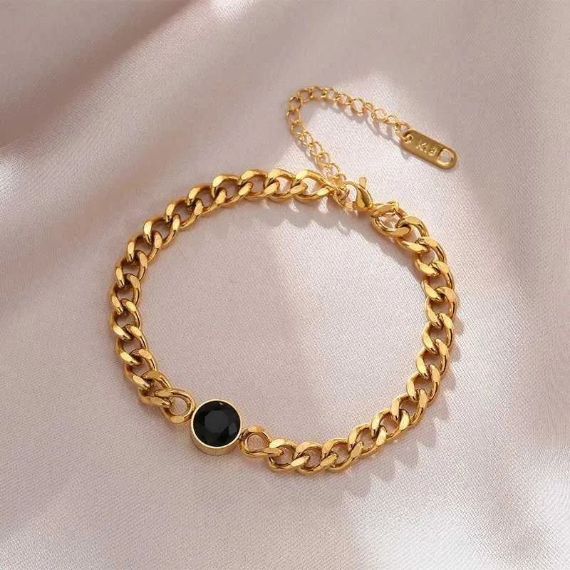 Layered Star Charm Bangle Bracelet Stainless Steel Golden Retro_voghion.com