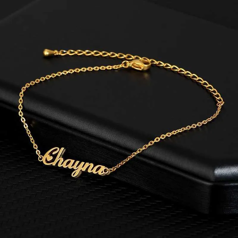 Charm Cus Name Women Stainless Steel Pulsera Personalized Jewelry Male Bracelets Christmas Gift For Best Friend_voghion.com