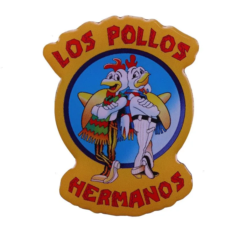 Los Pollos Hermanos Restaurant Logo Brooch Pin de Breaking Bad
