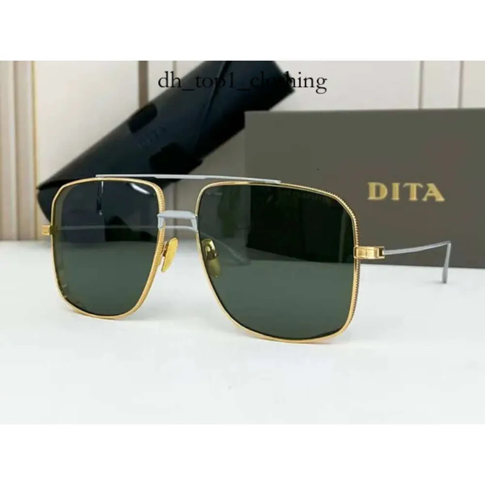 Óculos de sol Dita Top original A Mach Six DTS121 para mulheres e homens de alta qualidade Designer clássico Retro Retro Sunglasses Brand Luxury Hands Eyeglass Fash Diyc World Famous 264