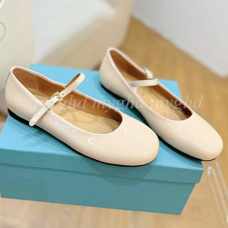 Nude patent leather ballet flats outlet