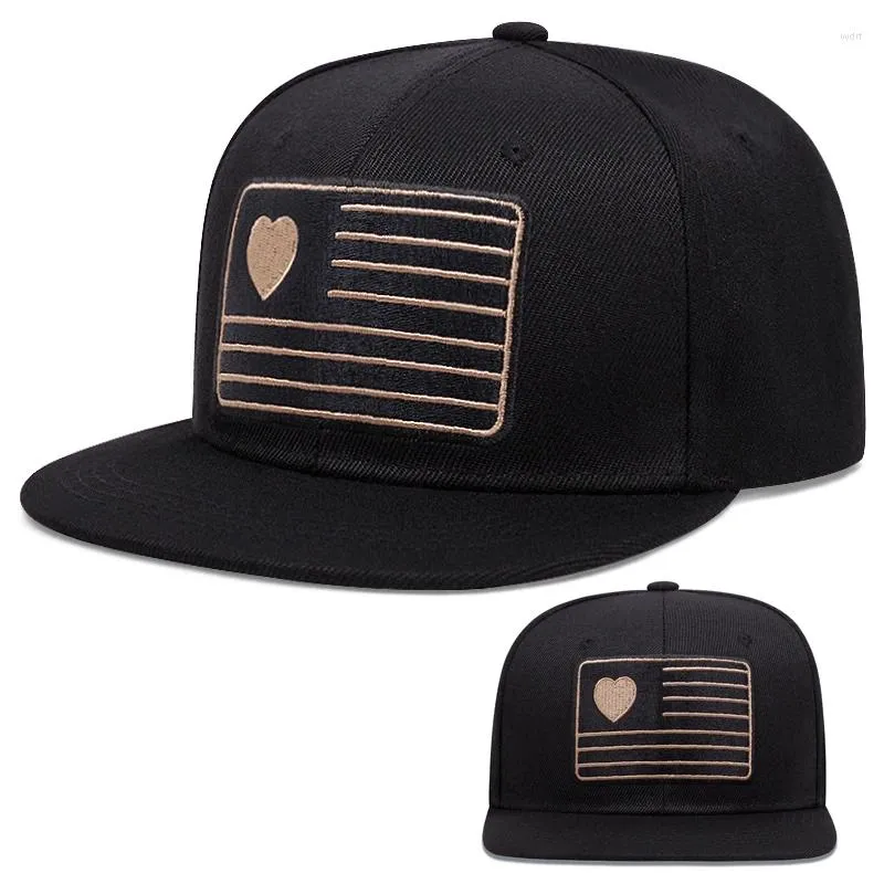 Ball Caps 2024 Broidered American Flag Pattern polyvalent Hip-Hop Love's Love Neutral Style Cool Baseball Cap