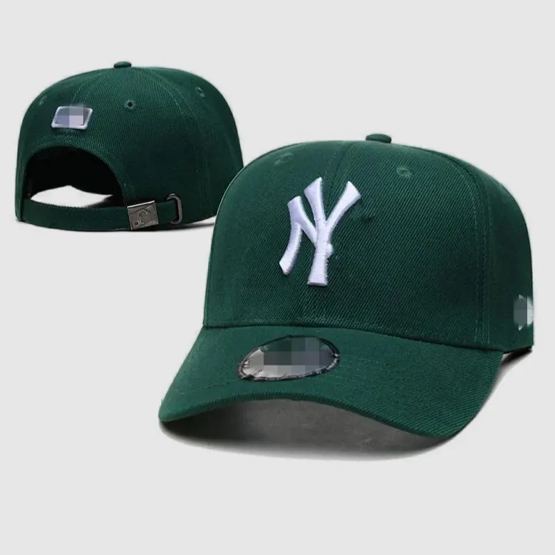 Дизайнерские шляпы для мужчин Дизайнерский бейсбол Нью -Йорк модный кеп