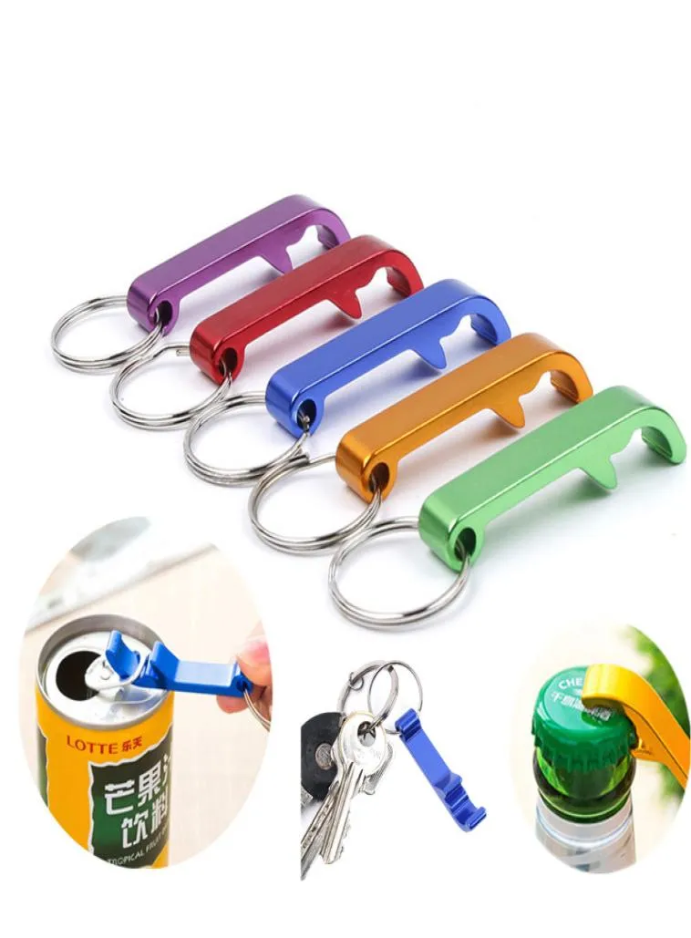 Portable 4 in 1 Flaschenöffner Key Ring Chain Keyring Keychain Metal Beer Bar Tool Claw 9079226
