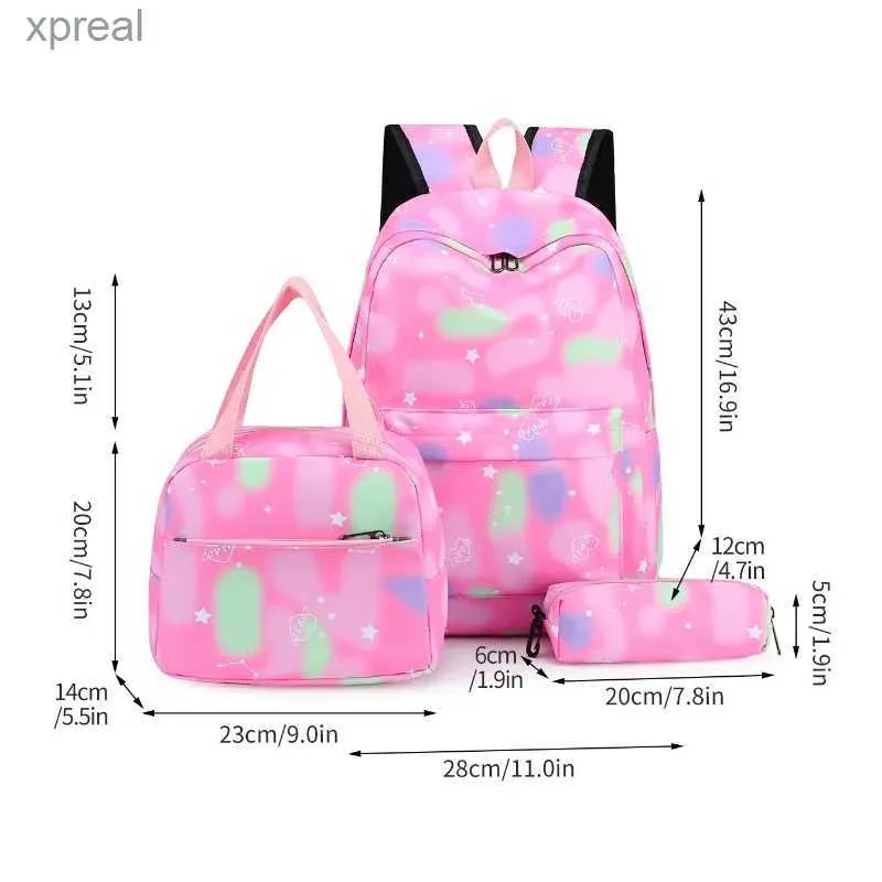 Girls School Backpack Set Thermal Lunch Bag Included Durable Waterproof Schoolbag For Teenager Students 2024 Version From Xpreal 9.33 DHgate.Com