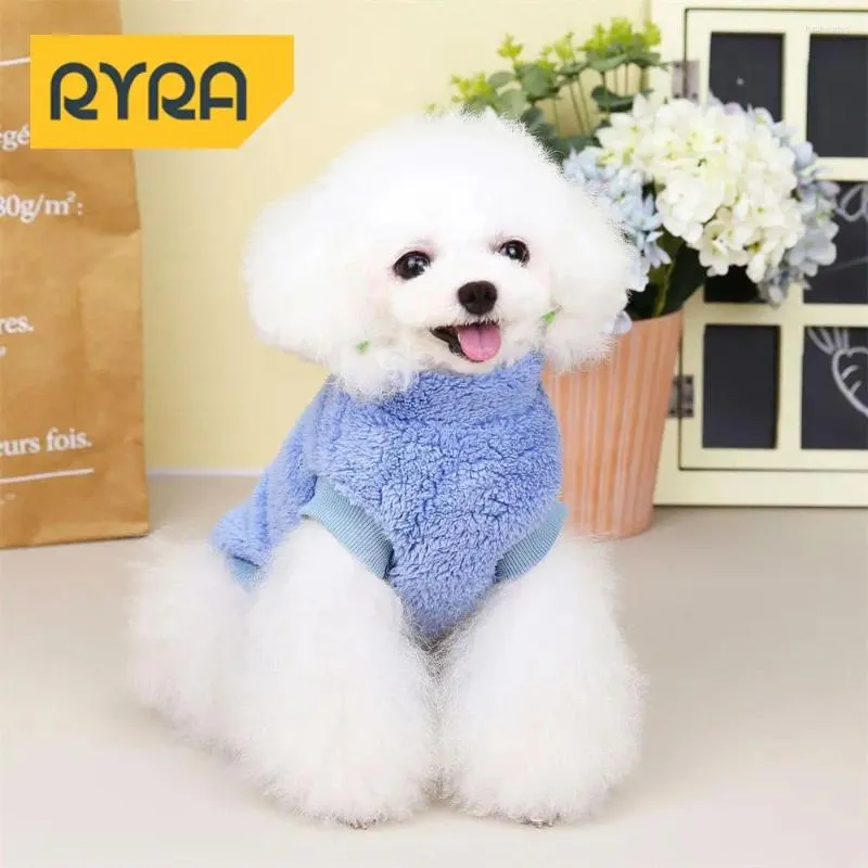 Vêtements pour chiens sac pour animaux de compagnie vêtements de ventre chauds et respirants élégants pratiques 3 couleurs idées cadeaux polyester froid pull essentiel