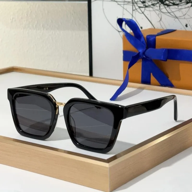 Omperi da sole Vendita Acetato Square per donne Prodotti di tendenza Uomini Black Fashion Steampunk Brand Designer Sun Glasses Uv400