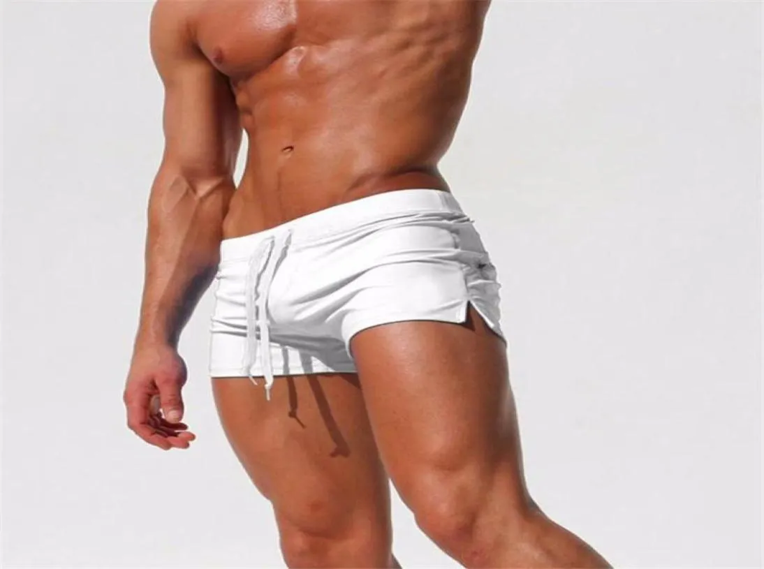 Men039s Swimwear Men Sexy Swimming Trunks Pocket Sunga Spring Swimsuit Beach Shorts Adults Swim Pool Briefs4049779