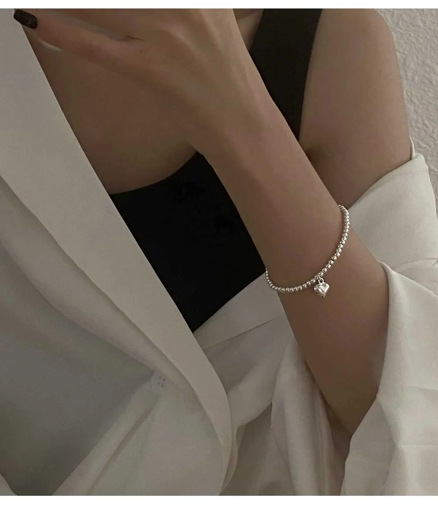 Bangle S Sterling Sier Star Love Häerz Anhänger Ronn Perl Perl Bracelet Meedercher Séiss Romantesch Stil Kaddoe fir Léifsten_voghion.com