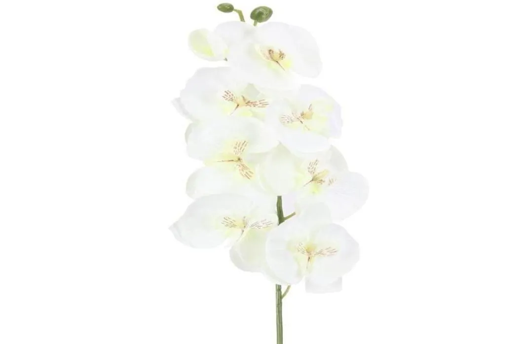 10pcslots de papillon artificiel à la vie artificielle orchidée fleur phalaenopsis mariage home décoration de fausses fleurs 1464 v21706438