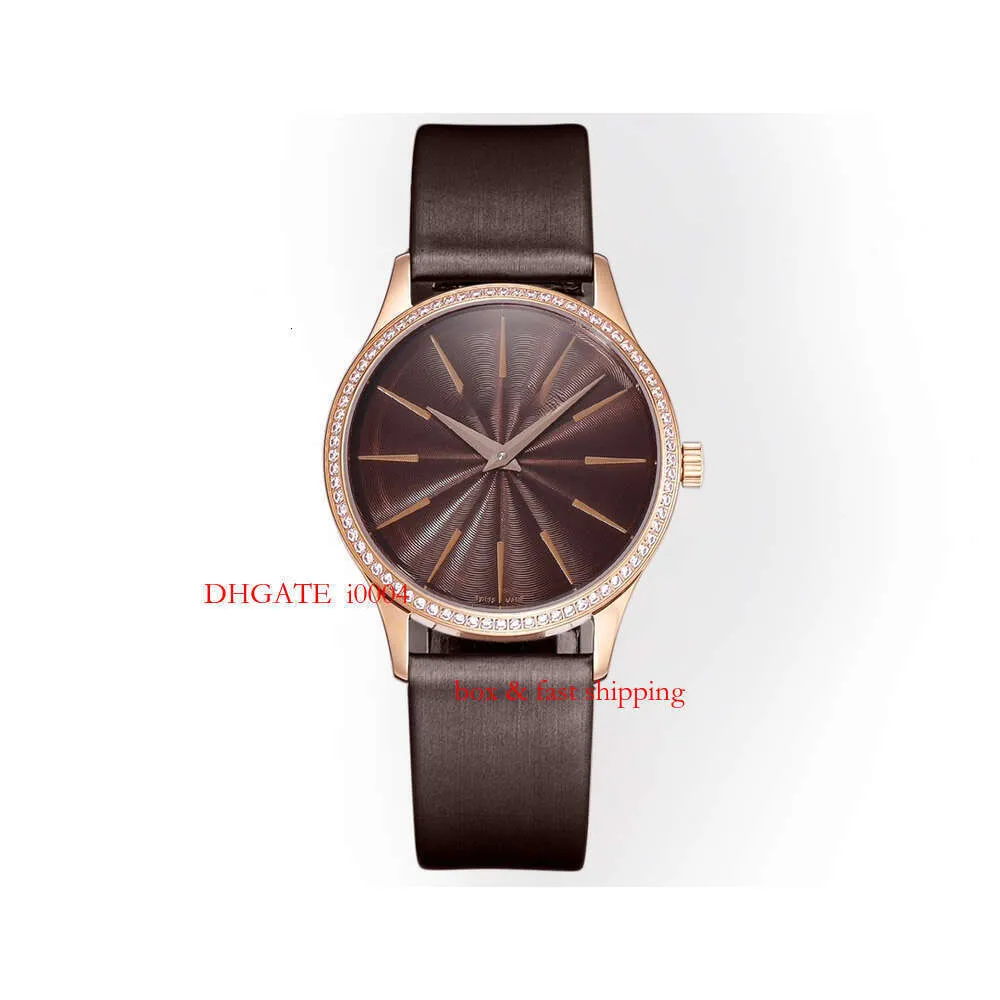 Joaillerie polsblok bekijkt 578 dames klassiek Montres Business Calatrava Luxe Women's Automatic Watches Designers Calatrava 9,5 mm staal AAAA 35 mm roestvrij