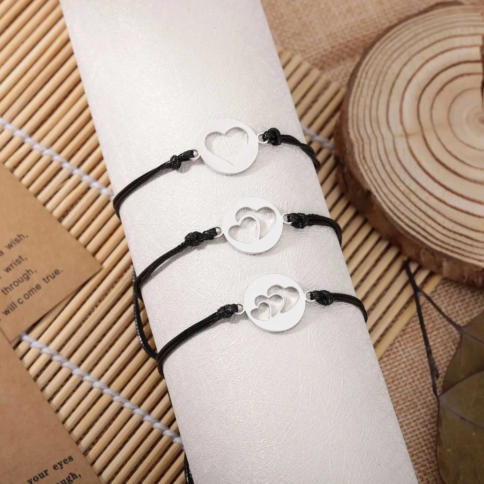 3-teiliges Armbandset Generationen Edelstahl Für Damen_voghion.com