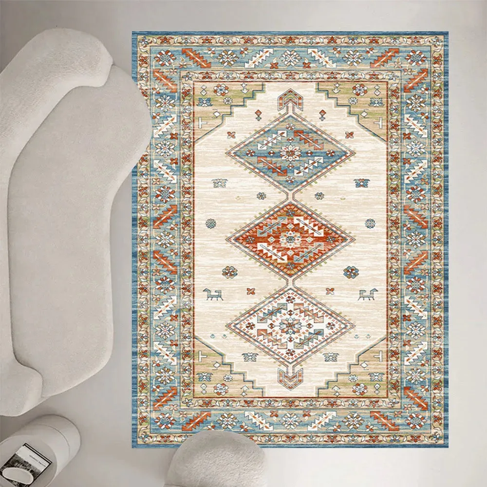 Europese Perzische stijl tapijt klassieke afdruk woonkamer decoratie vloer mat slaapkamer badkamer anti slip ingang deur 240508