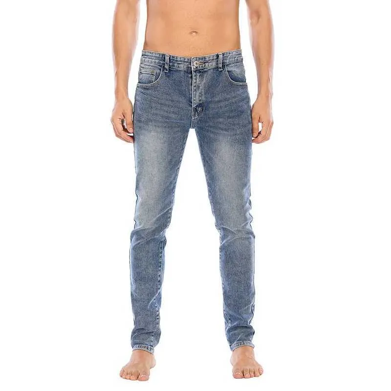 2020 New Mens Stretch Regular Fit Jeans para hombre Men Casual Classic Style Denim Trousers Male Blue Jeans 99% Cotton Pants 42