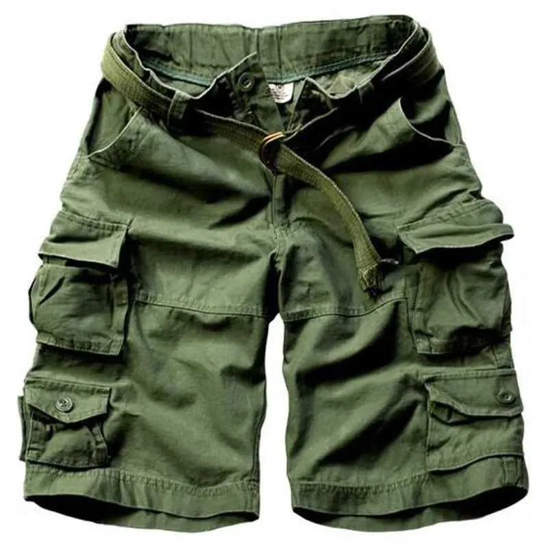 Men Shorts Masculino Camouflage Cargo Military Shorts Men Cotton Loose Shorts Men Army Short Pants Casual