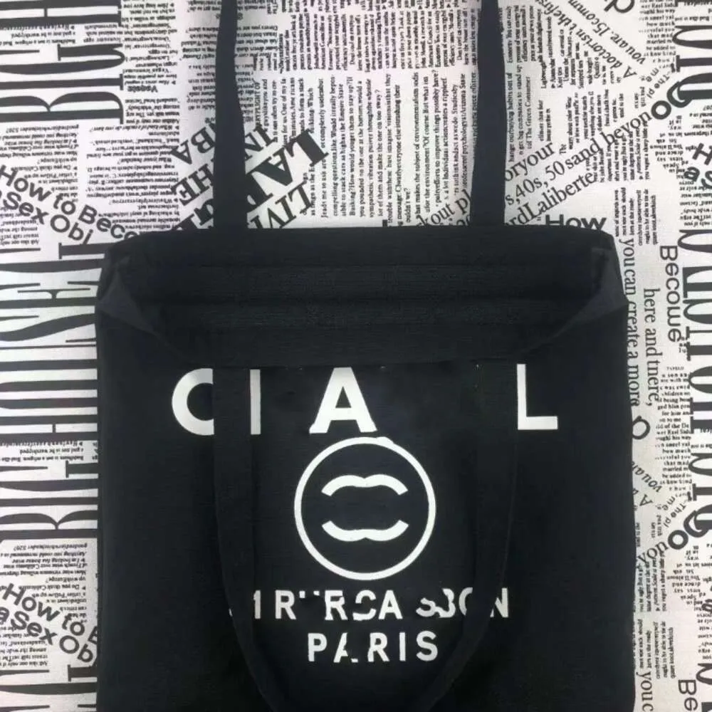 Роскошная дизайнерская сумочка Black Canvas Bag American Street Phouse Fashion Black и White Shot Tote Factory Promotion розничная торговля оптом