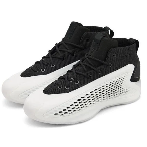Blue black and white basketball shoes shop