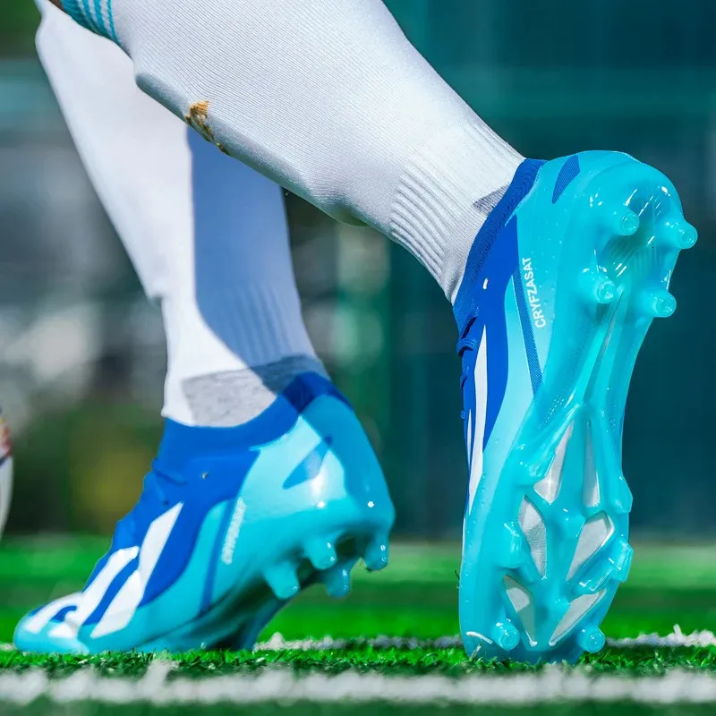 Wysokiej jakości męskie buty piłki nożnej bez poślizgu korki do piłki nożnej dzieci