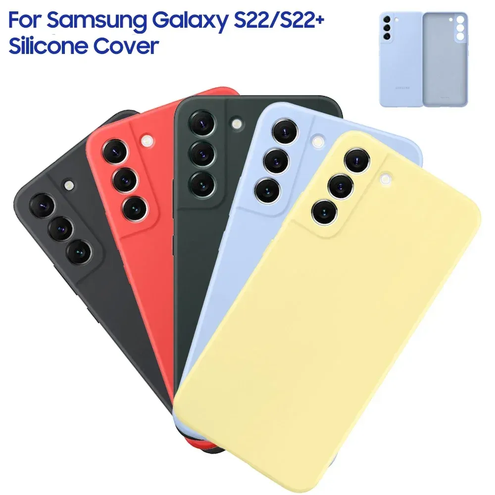 Covers New Silicone Case Protection Cover For Samsung Galaxy S22 S22+ S22 Plus 5G Soft Phone Cases Mobile Phone Housings
