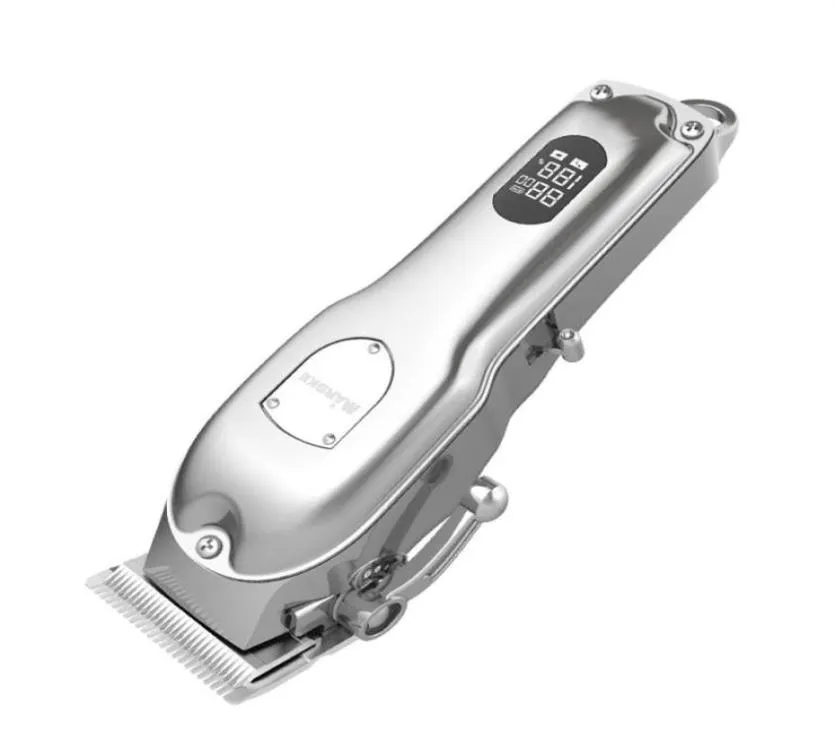 MARSKE MS5019 CROSSBORDER Special Huile Alimentation Head Electric Hair Clipper Full Metal Body Digital Display 10w Hair Clipper281055255